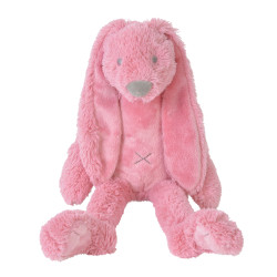 Pink Happy Horse pink kaninbamse med navn på 28cm